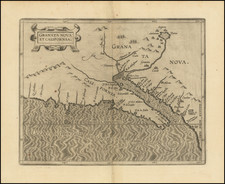 Southwest, Baja California and California Map By Cornelis van Wytfliet