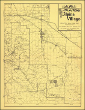 California and Other California Cities Map By Grace & McCann INc.