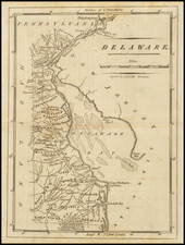 Delaware Map By Mathew Carey