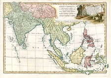 Asia, India, Southeast Asia, Philippines, Australia & Oceania and Oceania Map By Jean Janvier