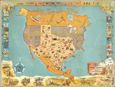 Texas and Pictorial Maps Map By Mark Storm