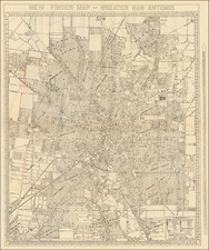 Texas Map By Southwell Map Company