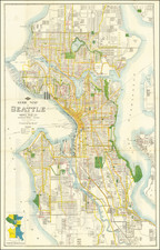 Washington Map By Kroll Map Company