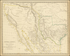 Texas, Southwest, Rocky Mountains and California Map By SDUK