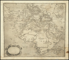 Atlantic Ocean, Europe, Middle East, Africa and Eastern Canada Map By Domenico Zenoi / Orazio Bertelli