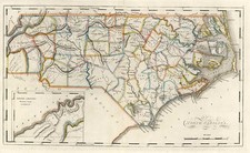 Southeast Map By Mathew Carey