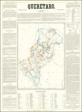 Mexico Map By Antonio Garcia y Cubas