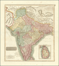 India Map By John Thomson