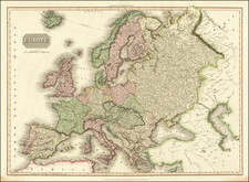 Europe Map By John Pinkerton