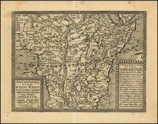 Africa and East Africa Map By Matthias Quad / Johann Bussemachaer