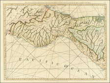 Mexico and Central America Map By Thomas Jefferys