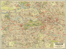 [Berlin Olympics City Map]. Griebenstadt-Plan von Berlin