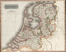 Europe and Netherlands Map By Aaron Arrowsmith