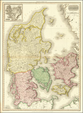 Denmark Map By John Pinkerton