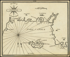 Greece Map By William Heather