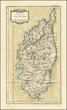 Corsica Map By Jacques Nicolas Bellin