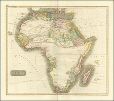 Africa Map By John Thomson