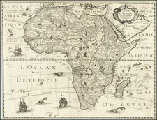 Africa Map By Petrus Bertius