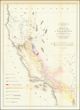 California Map By U.S. Pacific RR Survey