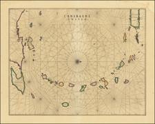 Caribbean and Other Islands Map By Johannes et Cornelis Blaeu