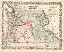  Map By Joseph Hutchins Colton