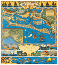 Pictorial Maps, California and Other California Cities Map By Claude Putnam