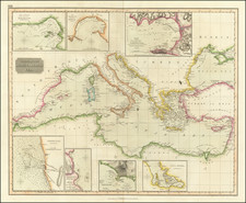 Mediterranean Map By John Thomson