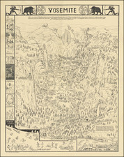 Pictorial Maps and Yosemite Map By Jo Mora