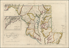 Mid-Atlantic and Southeast Map By Mathew Carey