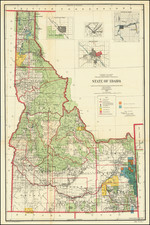 Idaho Map By General Land Office