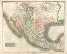 Texas, Plains, Southwest and Mexico Map By John Thomson