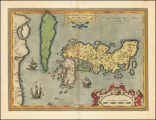 Iaponiae Insulae Descriptio Ludoico Teisera auctore  [Korea Shown As An Island]