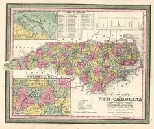 Southeast Map By Thomas, Cowperthwait & Co.