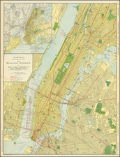 New York City Map By Rand McNally & Company