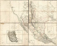 Texas, Southwest, Rocky Mountains and California Map By Aaron Arrowsmith