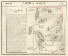 Southwest and Rocky Mountains Map By Philippe Marie Vandermaelen