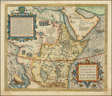 Africa, North Africa, East Africa and West Africa Map By Abraham Ortelius