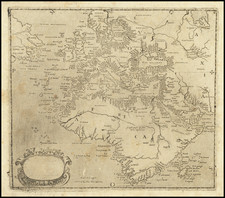 Atlantic Ocean, Europe, Africa, Africa and Canada Map By Domenico Zenoi / Orazio Bertelli