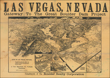 Nevada and Pictorial Maps Map By Gerald  Allen Eddy