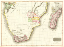 South Africa Map By John Pinkerton