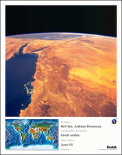 Middle East Map By NASA / Kodak