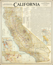 California Map By Railroad Commission of the State of California