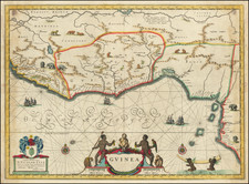 West Africa Map By Willem Janszoon Blaeu