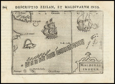 Maldivae Insulae  By Petrus Bertius