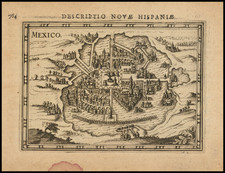 Mexico Map By Petrus Bertius