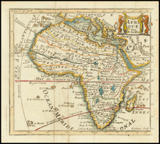 Africa Map By Nicolas de Fer