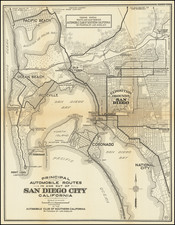 San Diego Map By Automobile Club of Southern California