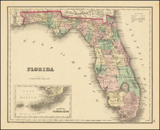 Florida Map By O.W. Gray