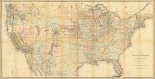 United States Map By U.S. General Land Office