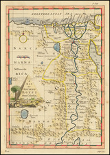 Egypt Map By Christoph Cellarius